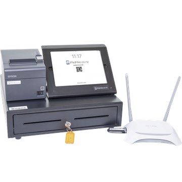 Rent a **Shopify POS Kit** - includes iPad, cash drawer, receipt printer, and data connection